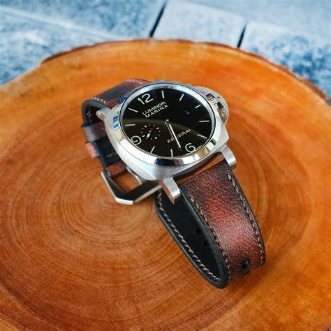 panerai vintage leather strap|panerai leather strap for sale.